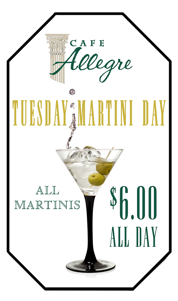 tuesday martini day