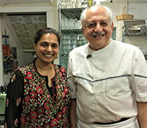 Maneet Chauhan & Chef Silvio